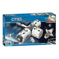Конструктор Cities Лунная космическая станция 436 детали 11386