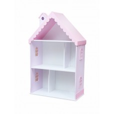 Кукольный домик "Вероника" (бело-розовый)
