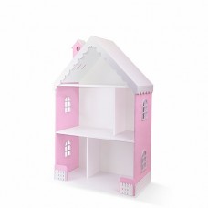 Кукольный домик "Вероника" (бело-розовый)